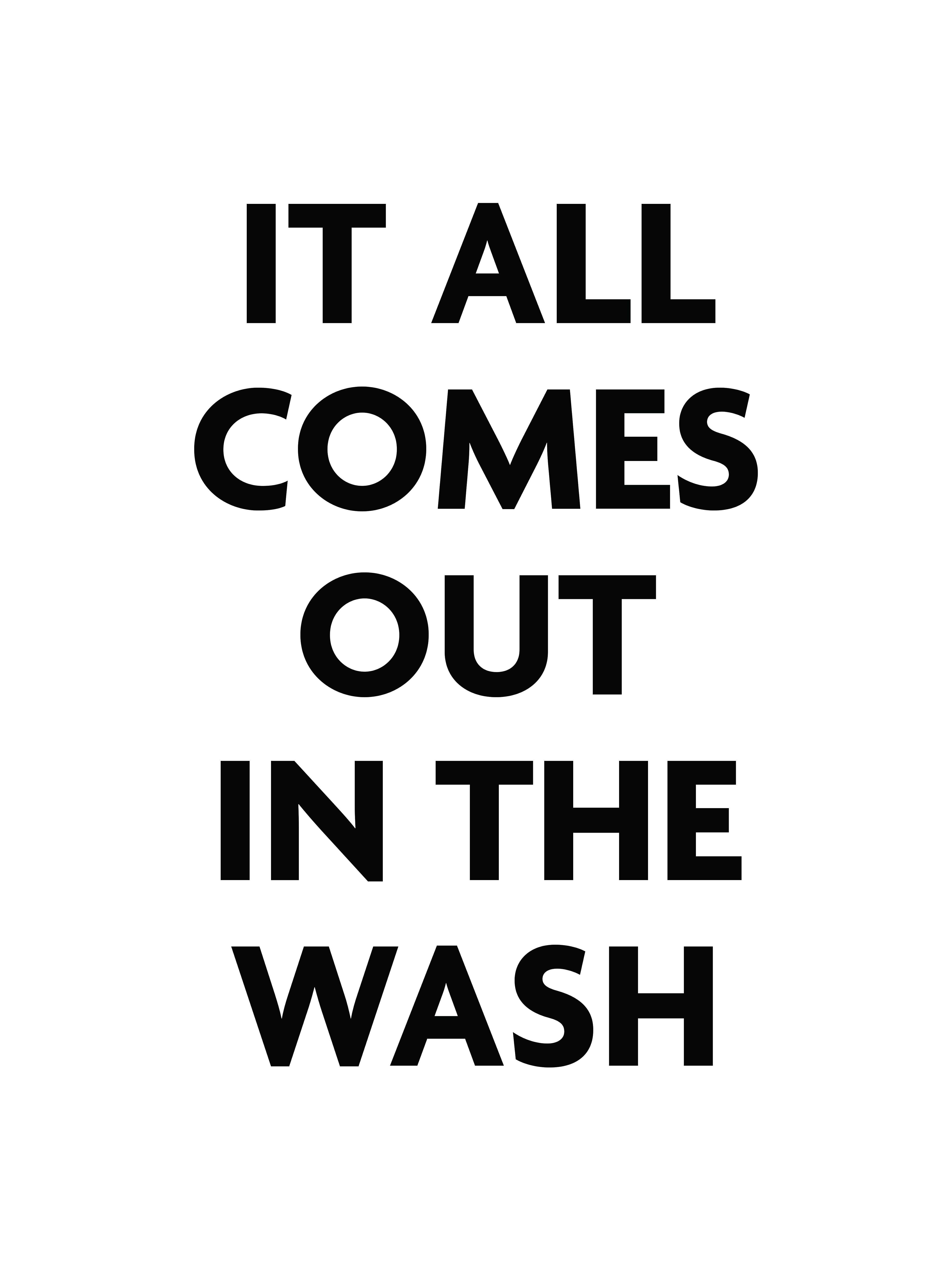Trinx It all Comes out the Wash Wrapped Canvas Print Wayfair
